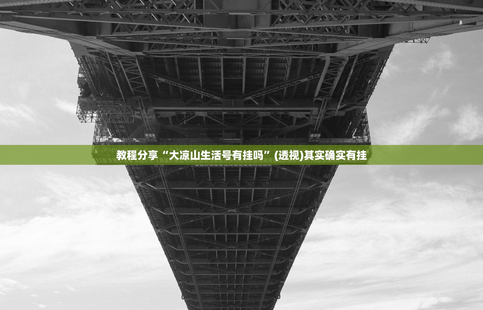 教程分享“大凉山生活号有挂吗	”(透视)其实确实有挂